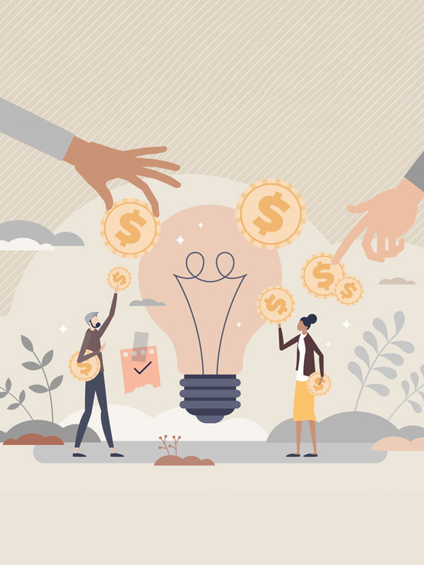 Graphic that represents employee matching.