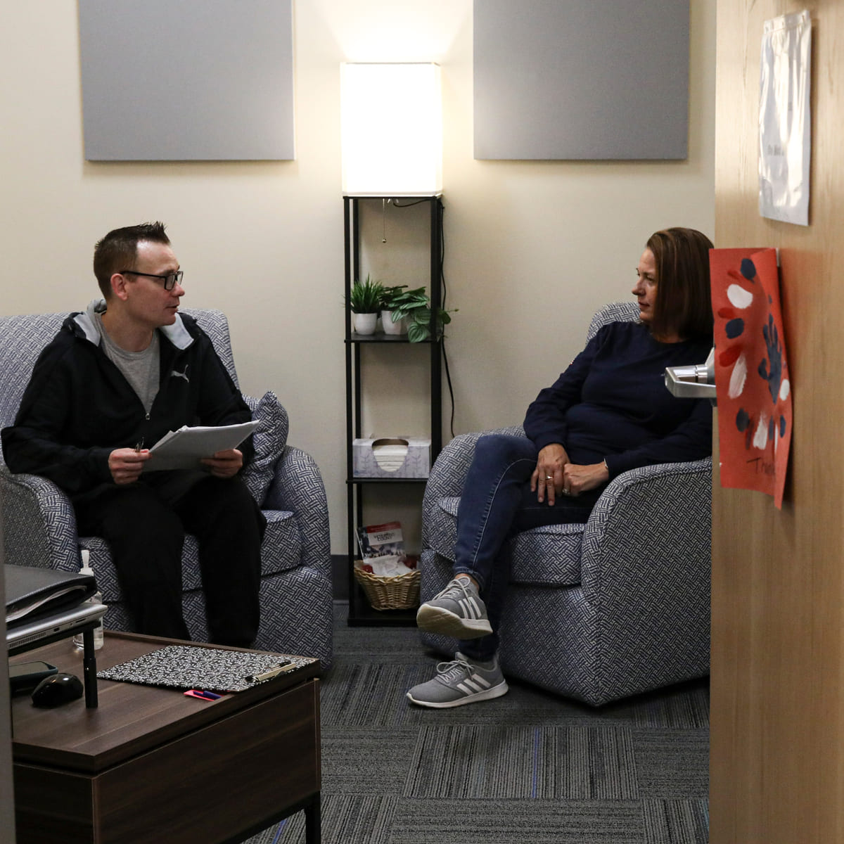 Veterans count staff and patient 1 on 1 therapy 